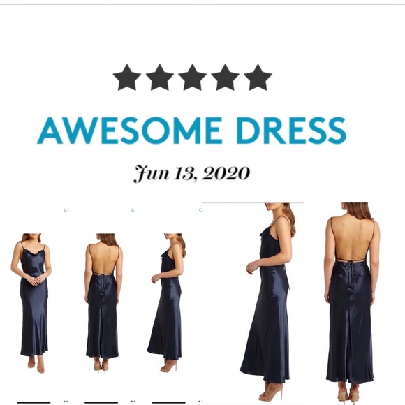 😊Bardot 🌟Black Iris Drape Slipdress M - Picture 4 of 15